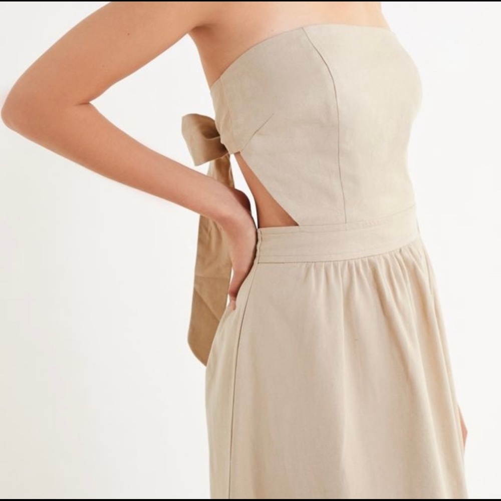 Urban Outfitters Strapless Midi Dress
